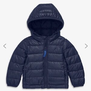 Primary Lightweight Puffer Jacket Navy 6 to 12 Months